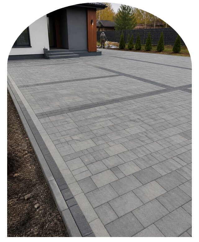 Парковка из тротуарной плитки в Славгороде от 3640 р. | Метпроект-Слд