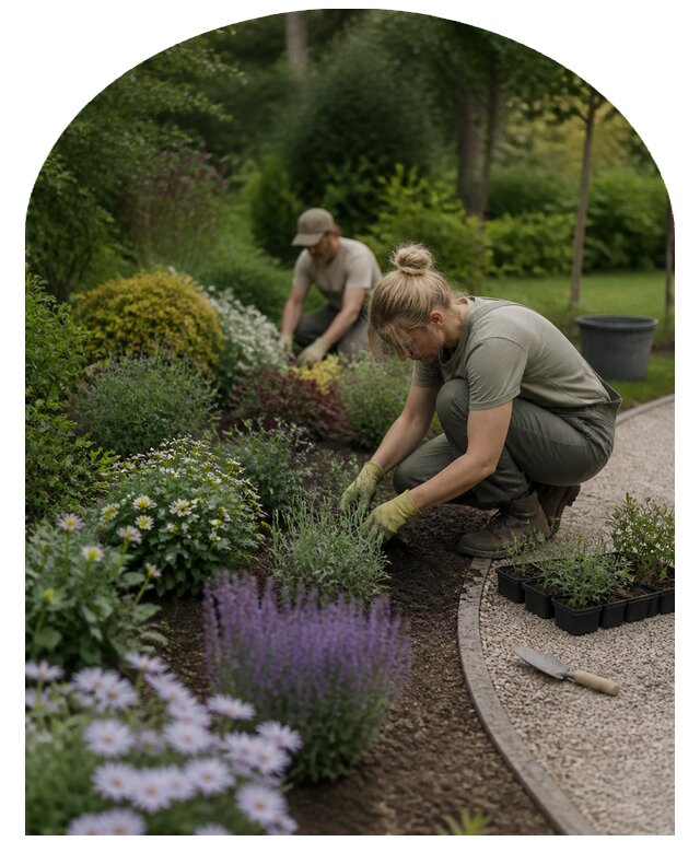 Проектирование сада непрерывного цветения на участке в Славгороде